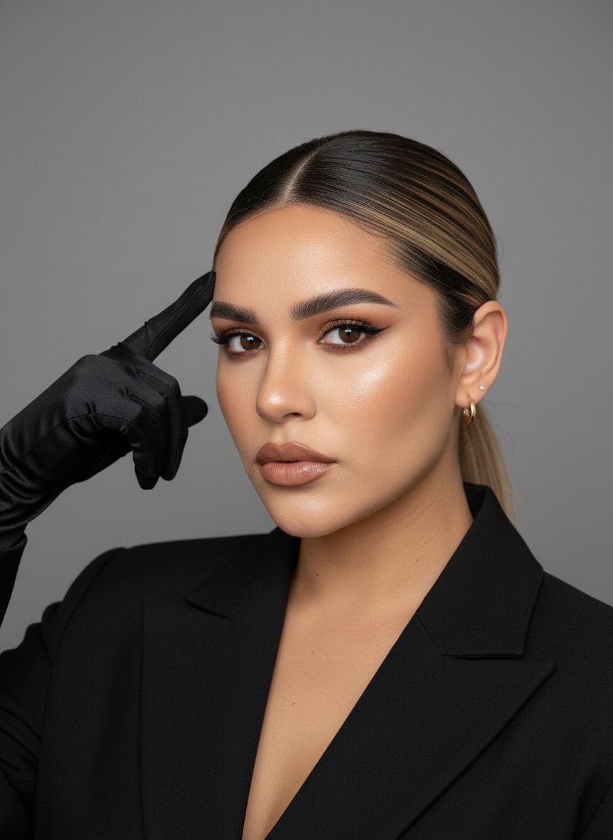 técnica profesional aplicando diseño de cejas y laminado de cejas puerto rico