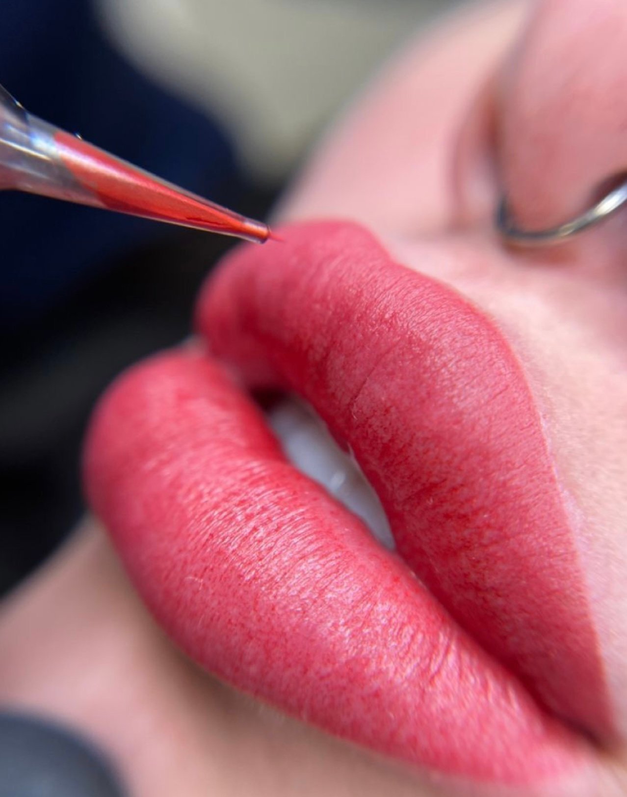 micropigmentación de labios lip blush puerto rico con acabado natural y contorno definido