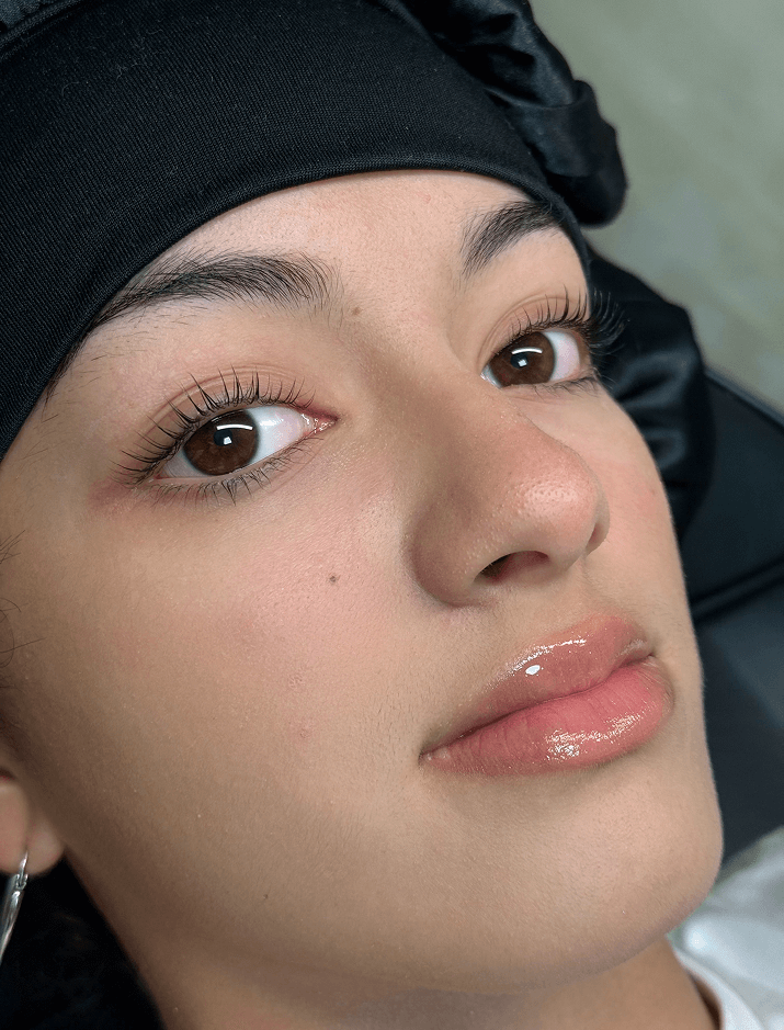 resultado de lifting de pestañas puerto rico con pestañas curvas y efecto lifting natural